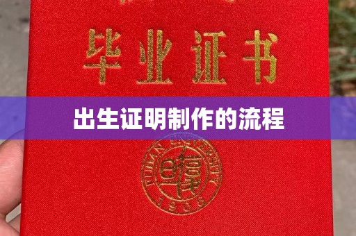 砚山出生证明制作的流程