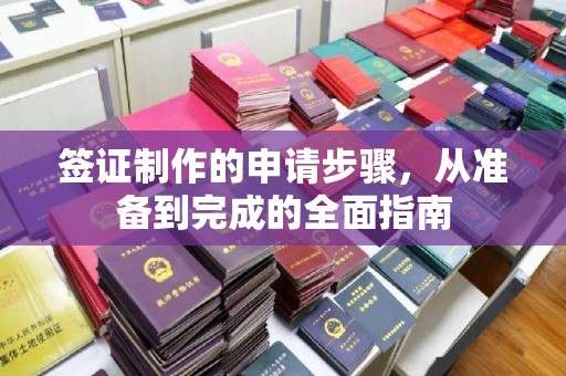 砚山签证制作的申请步骤，从准备到完成的全面指南
