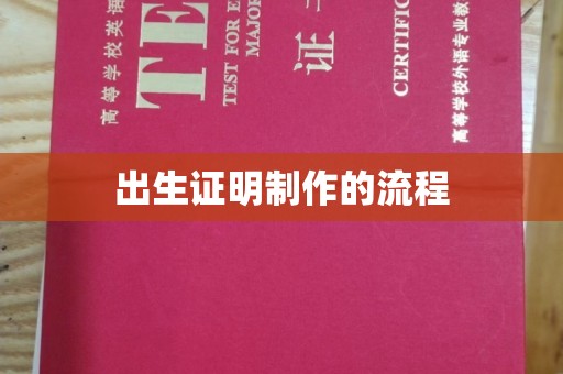 砚山出生证明制作的流程
