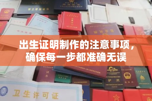 砚山出生证明制作的注意事项，确保每一步都准确无误